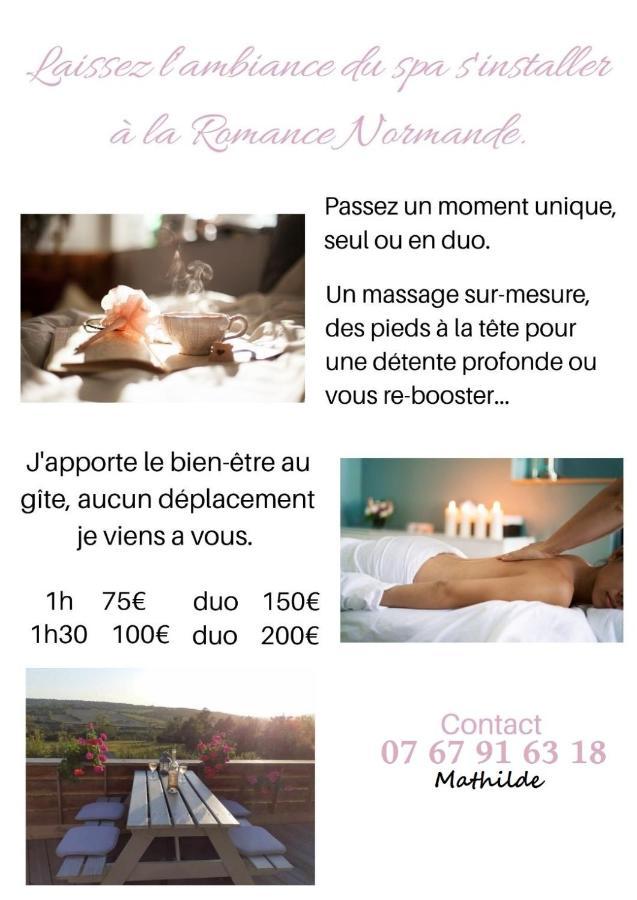 La Romance Normande Gite Balneo, Massages, 2 Pers. Les Authieux-sur-Calonne Dış mekan fotoğraf